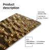 Buy cheap Champagne Gold Color Water Ripple Stainless Steel Sheet 0.3mm 0.4mm Thickness from wholesalers