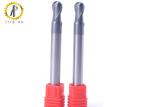 Large Diameter Solid Carbide Ball End Milling Cutter , Carbide Tipped End Mills