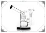 6 Inches Matrix Perc Bubbler Hookah Smoking Water Pipe Heady Black