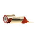Polyester 75mm Grosgrain Ribbon , Durable Foil Silver Grosgrain Ribbon