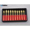 Buy cheap Dental Micromotor Golden Tungsten Carbide Drills Hardened Stainless Steel Material from wholesalers