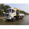 Buy cheap 8 Ton Dongfeng Truck 4WD Offroad Mounted Crane For Municipal Construction And Poor Road Conditions from wholesalers
