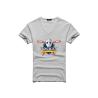 Buy cheap Cotton Polyester Fit V Neck T Shirts / Blank Knitted Cuffed Sleeve T Shirt from wholesalers