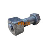 ZA Bulldozer Track Bolts Grade 12.9 HRC52-58 Cold Formed Strong Metal Bolts ISO