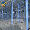 Buy cheap Warehouse Storage Platform Metal Mezzanine Floor Blue Multi Tier Heavy Duty from wholesalers