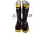 Marine SOLAS / MED CE Cerificate Rubber Fireman Boots Harvik 9687L