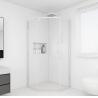 Buy cheap Diamond Shaped Shower Glass Wall Profile Erosion Resistant For Bathroom Partition from wholesalers