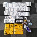 IOS9009 Excavator Sticker Pinup Picture Parts For Hitachi ZX60 ZX70 ZAX130H