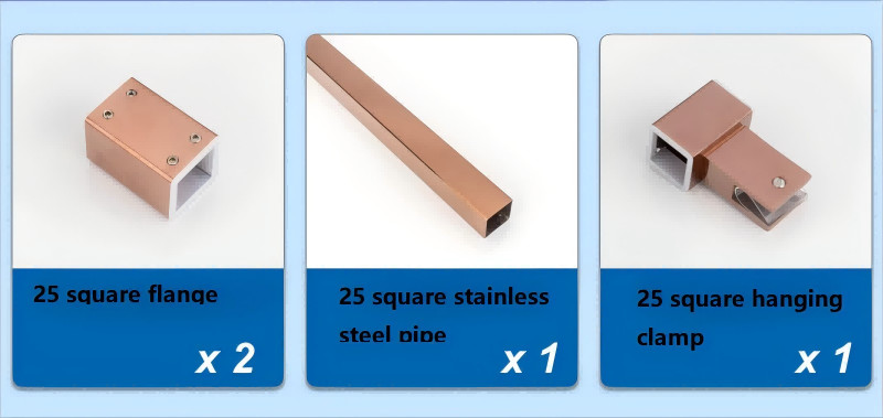 Customizable Shower Door Wall Profile Rustproof Bathtub Sliding Door Frame