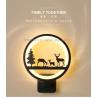 Buy cheap Elk Cartoon Loveliness Children Room Round Wall Llamp 240*290*95MM from wholesalers