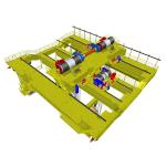 Casting Overhead Rolling Crane 280 Ton Yzs Four Girder