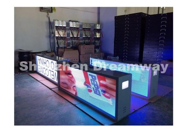 Buy cheap P5 Outdoor SMD3528 Silver Taxi LED Display For Video Advertising from wholesalers