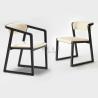 Buy cheap Modern Wood Frame White Leather Dining Chair from wholesalers