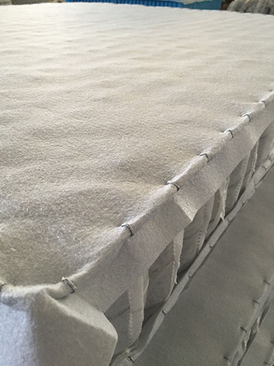 High Carbon Steel Wire Mattress Pocket Spring Unit With Compressed / Rolled Packing