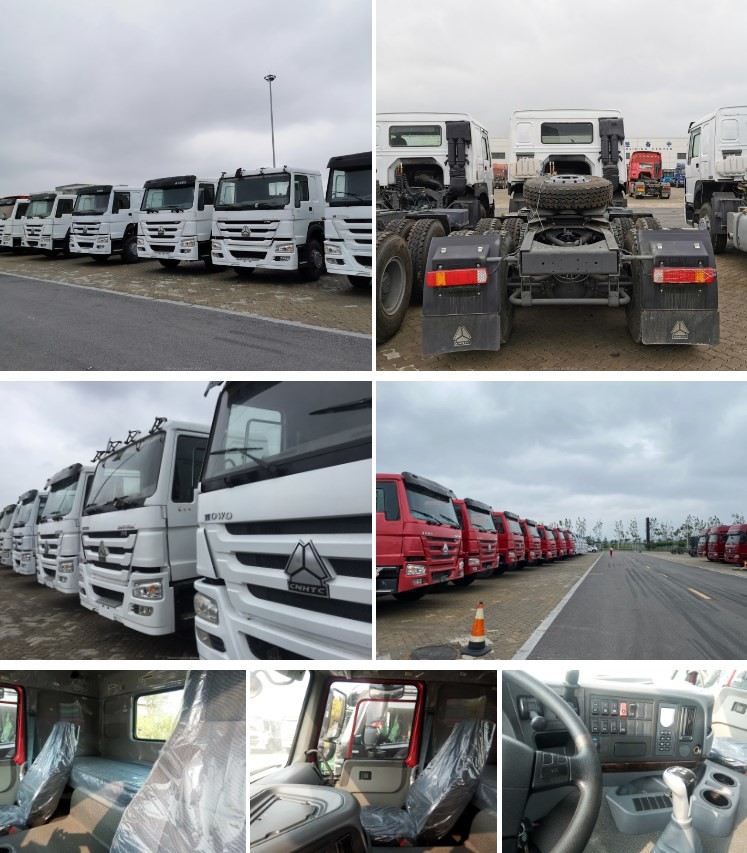 371HP 420HP Used Howo Trucks 6x4 Used Tractor Trucks