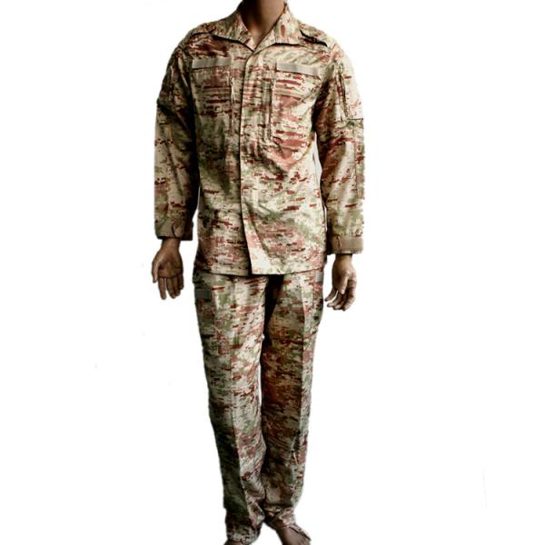 Buy cheap 2 Pockets Tactical BDU Camo Uniform For Saudi Arabia Combat Outdoor Training from wholesalers