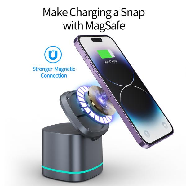 Buy cheap 68*68*68mm Multifunction Wireless Charger ABS PC Output 5V/1A from wholesalers