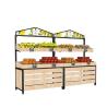 Buy cheap Steel Wood Fruit And Vegetables Shelves Heavy Duty Display Rack from wholesalers