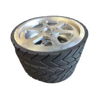 Buy cheap 95 A Shore Hardness PU Coated Wheels , Polyurethane Heavy Duty Industrial Wheels product