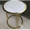 Buy cheap stone top stainless steel metal side table/End table/coffee table for hotel furniture,casegoodsTA-0082 from wholesalers