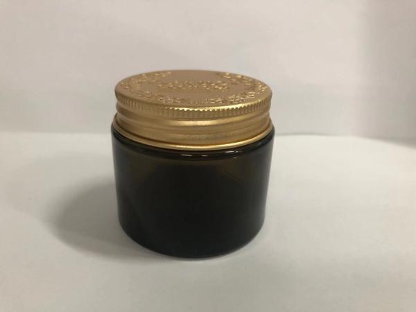 Buy cheap Round Glass Cream Jar Cosmetic Packaging Lotion Cream Containers With Aluminium Lid from wholesalers