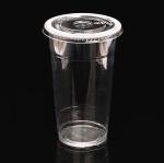 32oz Plastic Disposable Drinking Cup Food Grade Pet Takeaway Cold Drinking With