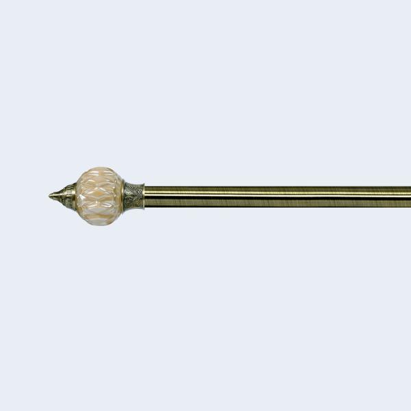 Buy cheap Flexible Length Pipe Curtain Rods End Finial Hardware Metal Curtain Pole Head from wholesalers