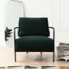 Buy cheap Metal Frame Fabric Leisure Chair Green Upholstered Fabric Chair from wholesalers