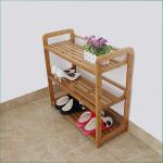 Modern Appearance Bamboo Home Furniture Natural Bamboo Shoe Rack FDA Approved