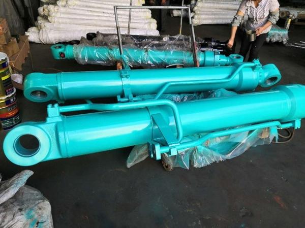 Buy cheap sk460 boom hydraulic cylinder Kobelco machine parts heavy duty spare parts construction machine parts from wholesalers