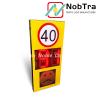 Buy cheap IP54 Waterproof Solar Powered LED Radar Speed Sign Display from wholesalers