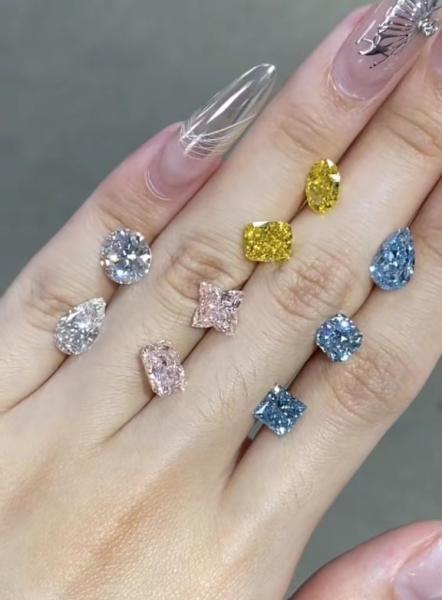 Buy cheap Certified Synthetic Diamonds round loose diamond lab grown diamonds jewelry CVD rings from wholesalers