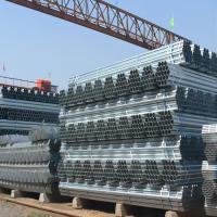 Buy cheap Q235B DN80 Hot Dip Galvanized 0.1 - 300mm Greenhouse Pipe / Fire Water Supply product