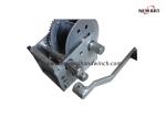 Three Speed Dacromet Power Marine Hand Winch 2200lbs Capacity CE Approval