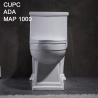 Buy cheap Siphon One Piece Dual Flush Comfort Height Toilet Round Bowl 112lbs from wholesalers