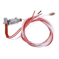 Buy cheap CR-10 Aluminum Heating Block Red 3D Printer Extruder Kit 12/24V 40W product