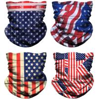 Buy cheap Floral Summer Silk Head Cute Custom Face Shields Bandanas product