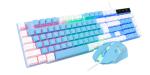 Buy cheap Compact And Portable Featuring Rainbow Static Lighting And High end Carbon Film 2-in-1 Keyboard And Mouse for Gamers Creatives from wholesalers