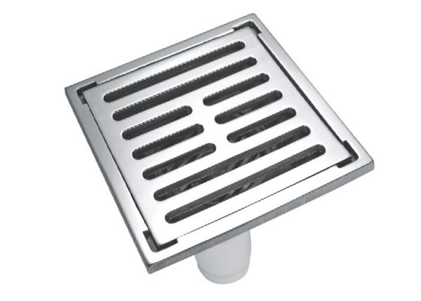 Buy cheap 304 Stainless Steel Floor Drain Bathroom /Restroom L Style Floor Drain Square Design from wholesalers