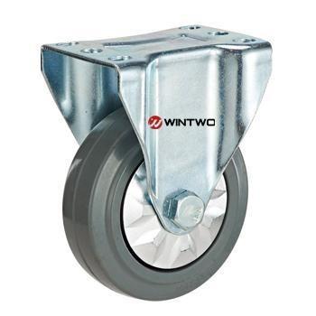 Buy cheap Elastic TPR side brake castor from wholesalers