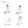 Buy cheap Motorized Aluminum Awning Wall Bracket Retractable Awning Spare Parts from wholesalers