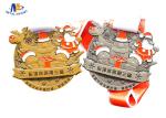 3D Mold 70*3MM Santa Claus Die Casting Zinc Alloy Medal