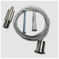 Hook And Loop Steel Cable Management Gripper For Lighting And Gallery Displays