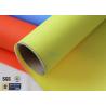 Buy cheap Yellow Acrylic Coated Fibreglass Fabric 0.43MM 530GSM 500℉ Welding Blanket from wholesalers
