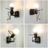 Buy cheap Human Shape Living Room Bed Side Stair Kitchen mini wall lamp(WH-OR-53) from wholesalers
