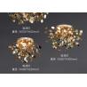 Buy cheap Modern Hotel Project Customized Decorative High Ceiling Luxury Stainless Steel Ceiling Lamp from wholesalers