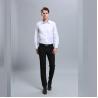 Buy cheap High End Anti - Wrinkle Business Dress Shirts Yarn Dyed Solid Color Plus Size from wholesalers