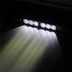off road led light bar with yellow and white 10W Cree PC lens DHCB-L120SDC