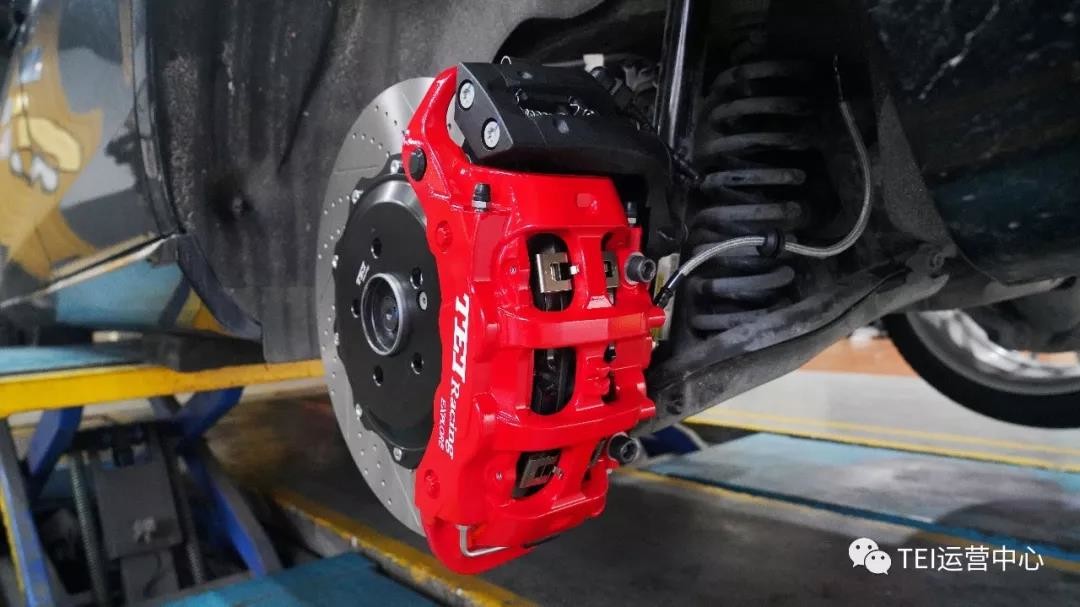 TEI Racing S4- Explore Rear Big Brake Kit 4 Piston Type For Mercedes Benz E300 Electrical Parking Brake