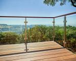 OEM ODM Stainless And Glass Balustrade Balcony Glass Steel Railing For Versatile